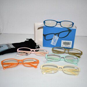 NORPERWIS 6 Pack Ladies Reading Glasses | Blue Light Blocking +1.0 NIB